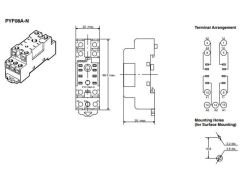 Omron PYF08A-N 8 Pimli Röle Soketi