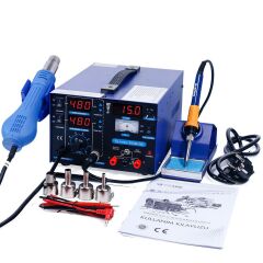 Sunline 853D 3A Güç Kaynaklı Lehimleme ve Lehim Söküm İstasyonu