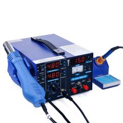 Sunline 853D 3A Güç Kaynaklı Lehimleme ve Lehim Söküm İstasyonu