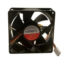 Krafe 80x80x25 24V Dc 3 Kablolu Rulmanlı Fan