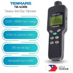 Tenmars TM-4100N Temassız Devir Ölçer Takometre