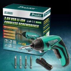 Proskit PT-1362U 3.6V Li-Ion USB Kablosuz Şarjlı Tornavida