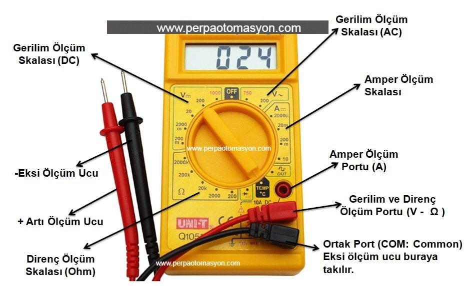 MULTİMETRE NEDİR ? MULTİMETRE NASIL KULLANILIR ?
