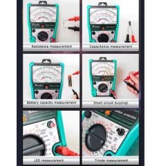 Proskit MT-2207 Korumalı Analog Multimetre Ölçü Aleti