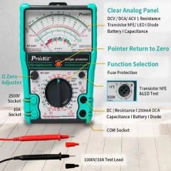 Proskit MT-2207 Korumalı Analog Multimetre Ölçü Aleti