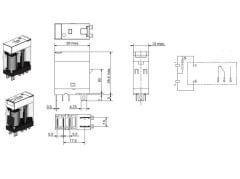 Omron G2R-1-SN 24V DC 10A Tek Kontak Ledli Röle