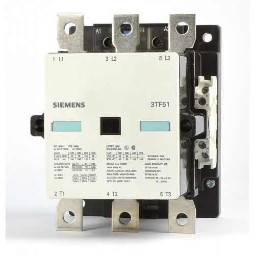 3TF51 22-0AP0 140A (75 KW) 230VAC Bobinli 2NO+2NC Trifaze Güç Kontaktörü