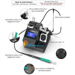 Profesyonel Cep Telefonu ve Elektronik Tamir Seti | JBC CD-2SQF ve Quick 861DW