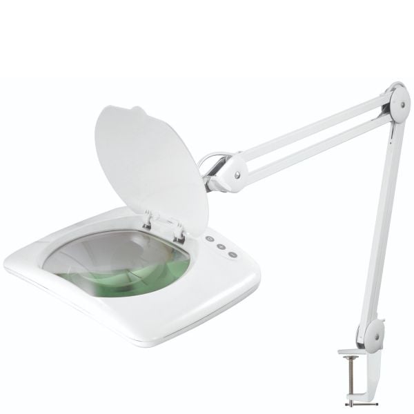 8069 Dikdörtgen 5X Led Işıklı Akrobat Mercek Masa Büyüteci