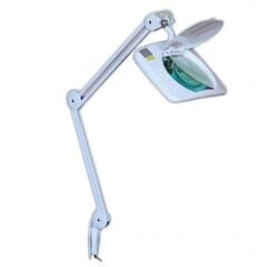 8069 Dikdörtgen 5X Led Işıklı Akrobat Mercek Masa Büyüteci