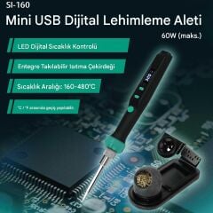 Proskit SI-160 Mini USB Dijital Kalem Havya