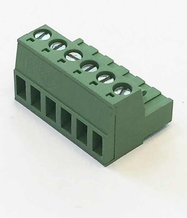 Kablo Birleştirici Dişi 6 Lı Klemens 3.81mm