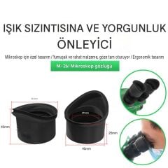Relife M26 Yedek Mikroskop Göz Merceği Lastiği