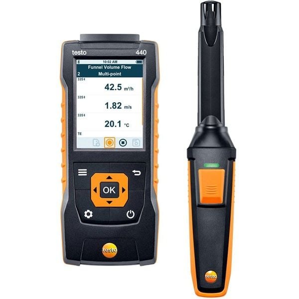 Testo 440 Bluetooth'lu Karbondioksit Ölçüm Cihazı