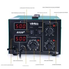 Yihua 852D+ Sıcak Hava Üflemeli Havya İstasyonu