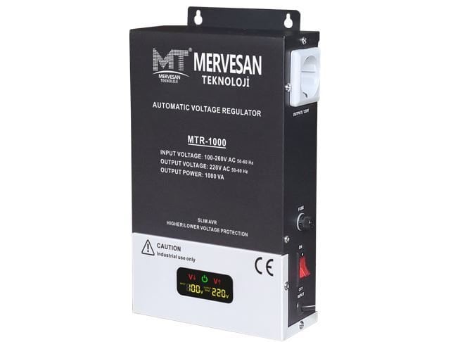 Mervesan MTR-1000 Kombi Voltaj Regülatörü