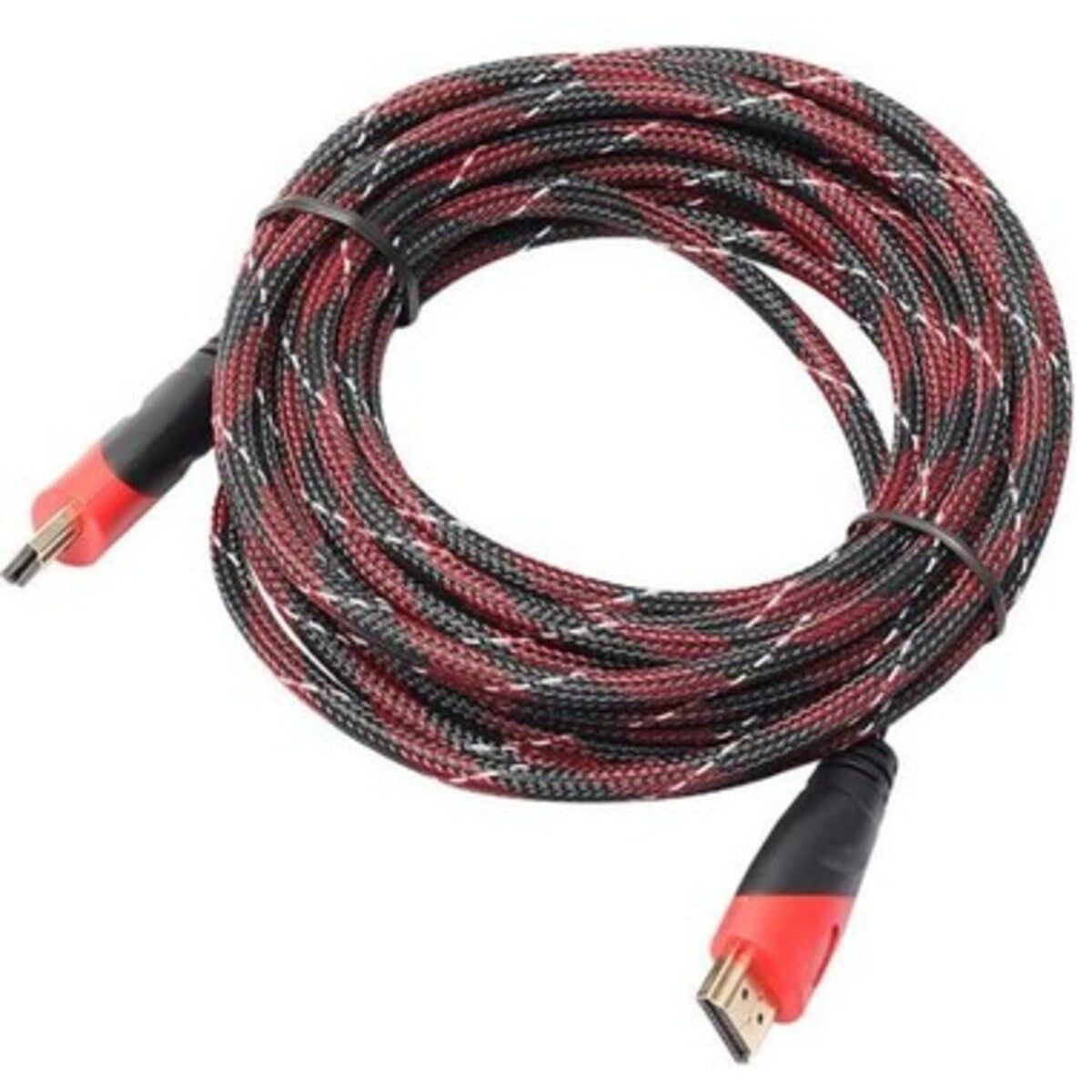 5 Metre Örgülü Sargılı Altın Uçlu Hdmi Kablo