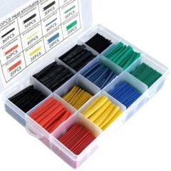 530 Parça Renkli Isıyla Daralan Makaron Seti