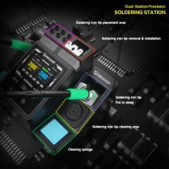 Mechanic X200 Max C210 Çift Kollu Havya İstasyonu
