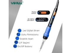 928D Led Ekranlı 65w Isı Ayarlı Kalem Havya