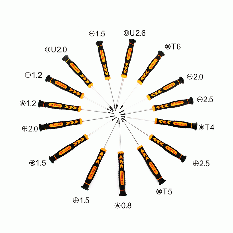 Jakemy JM-P05 Cep telefon onarım 15 Parça tornavida set