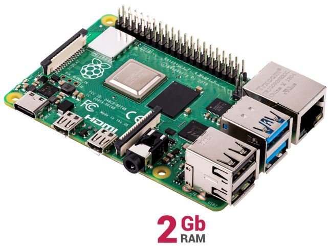 Raspberry Pi 4 2Gb Mini Bilgisayar