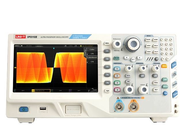 Unit UPO3152E 150MHz 2 Kanal Ultra Fosfor Osiloskop