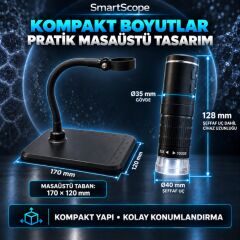 SmartScope 4K Wifi Taşınabilir 1000X Mikroskop