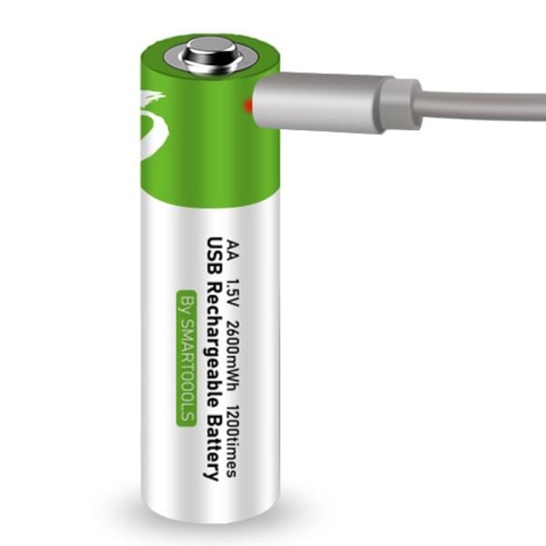 1.5V 1733mAh AA Usb Şarjlı Kalem Pil (2'li Paket)