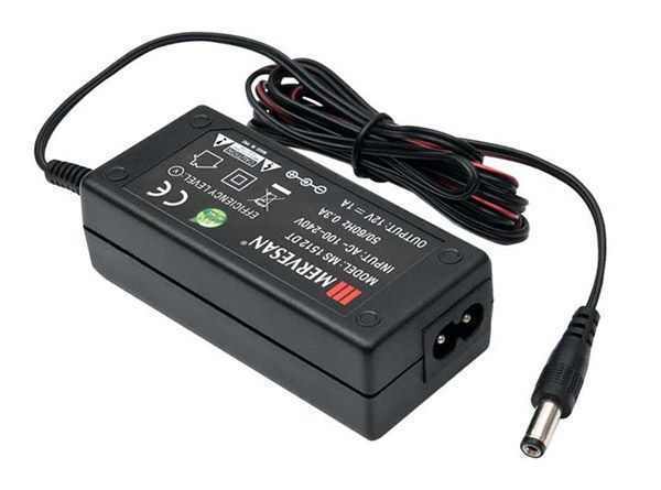 Mervesan 100-240VAC Giriş 12VDC 15W 1A Çıkış SMPS Adaptör