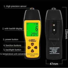 Smart Sensor AS8700A Karbonmonoksit Gaz Dedektörü