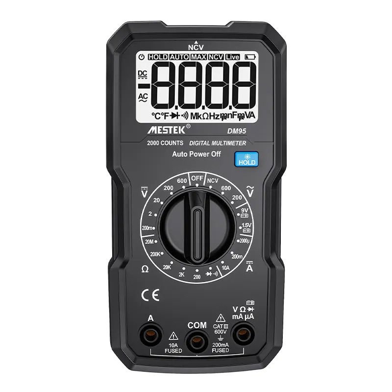 Mestek DM95 Taşınabilir Dijital Mini Multimetre