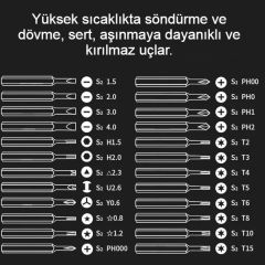 Tbk BK-009 Tork Ayarlı Şarjlı Tornavida Onarım Seti