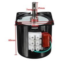 15 RPM 14W AC Senkron Motor 60KTYZ