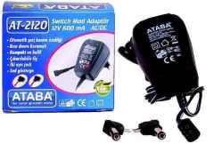 Ataba AT-2120 12V 600 ma Çift Jacklı Adaptör