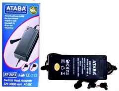 ATABA AT-2123 12V 3000mA ÇİFT JACKLI ADAPTÖR