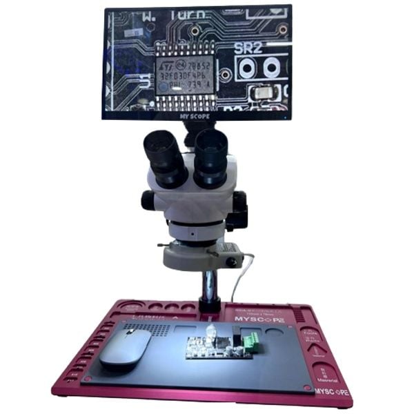 My Scope Profesyonel Monitörlü Trinoküler Stereo Mikroskop