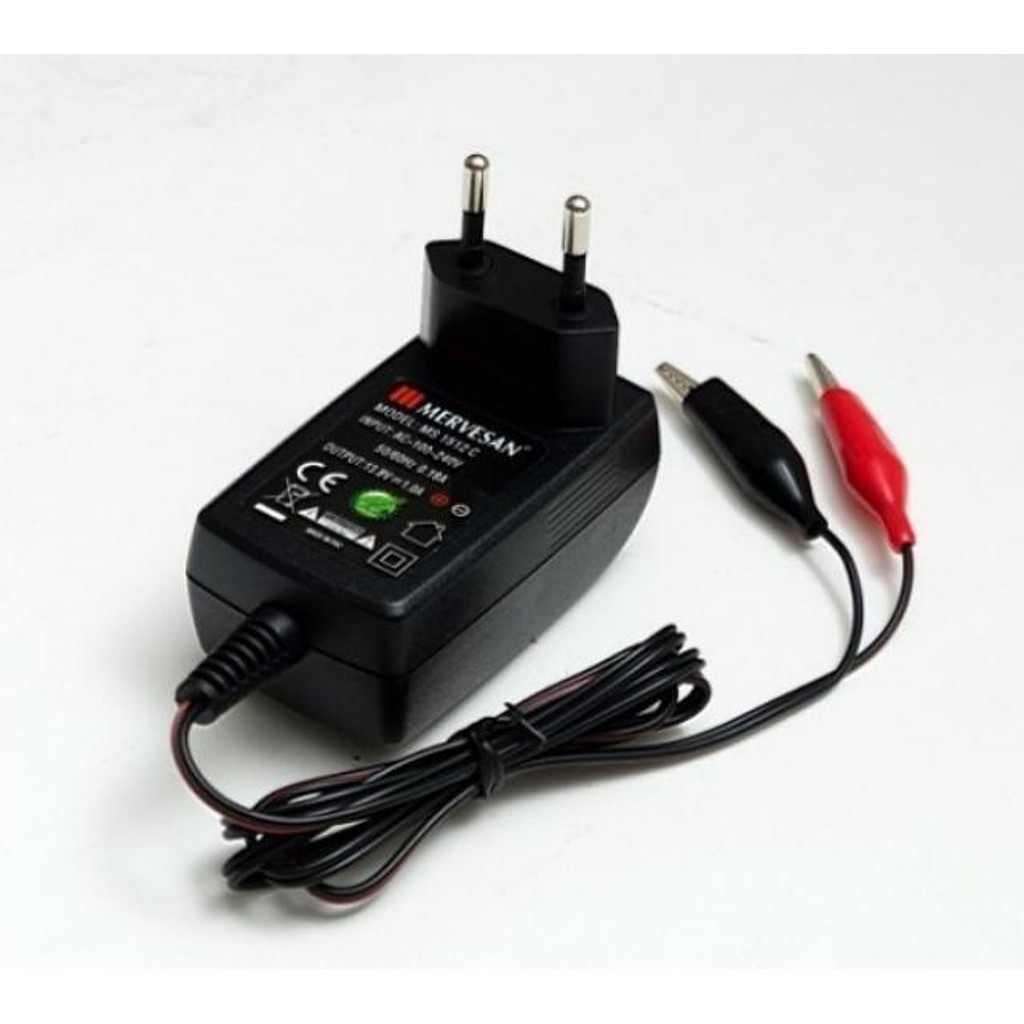 Mervesan 12V 1A Akü Şarj Cihazı