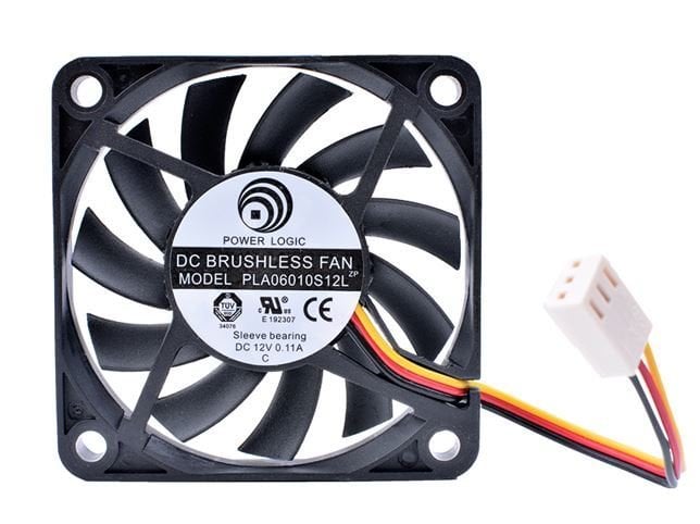 60x60x10 12V Dc Sessiz Rulmanlı Fan
