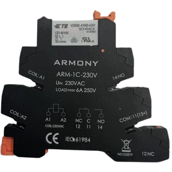 Schrack V23092-A1060-A301 60V DC 6A Slim Röle ve Soket
