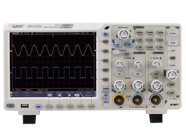 Owon XDS2102A 100MHz 2Kanal 12Bit Dijital Osiloskop