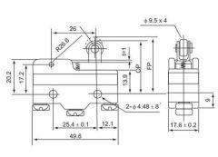 Cntd CM-1704 Makarali Kısa Palet Mikro Switch