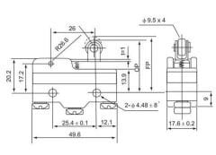 Cntd CM-1704 Makarali Kısa Palet Mikro Switch