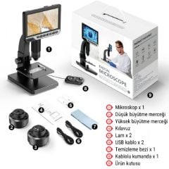 G2000 2000X Ekranlı Dijital Mikroskop