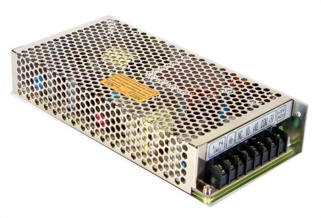 Meanwell RD-125A 131W 5V 12V Çıkışlı Metal Kasa Adaptör