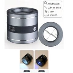 MG-8018 Ölçekli 10X Lup Büyüteç