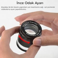 MG-401 Ölçekli Led Işıklı 10X Lup Büyüteç