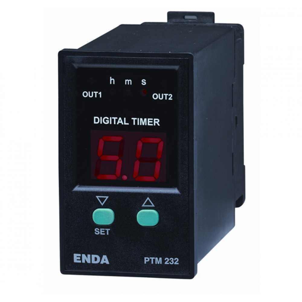 PTM232 110VAC Dijital Zaman Rölesi 44x73