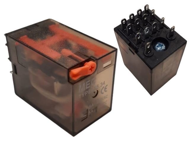 55.34 110VAC 14 Pin 4CO Kontak Röle