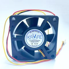60x60x20 24V Dc 3 Kablolu Kare Fan
